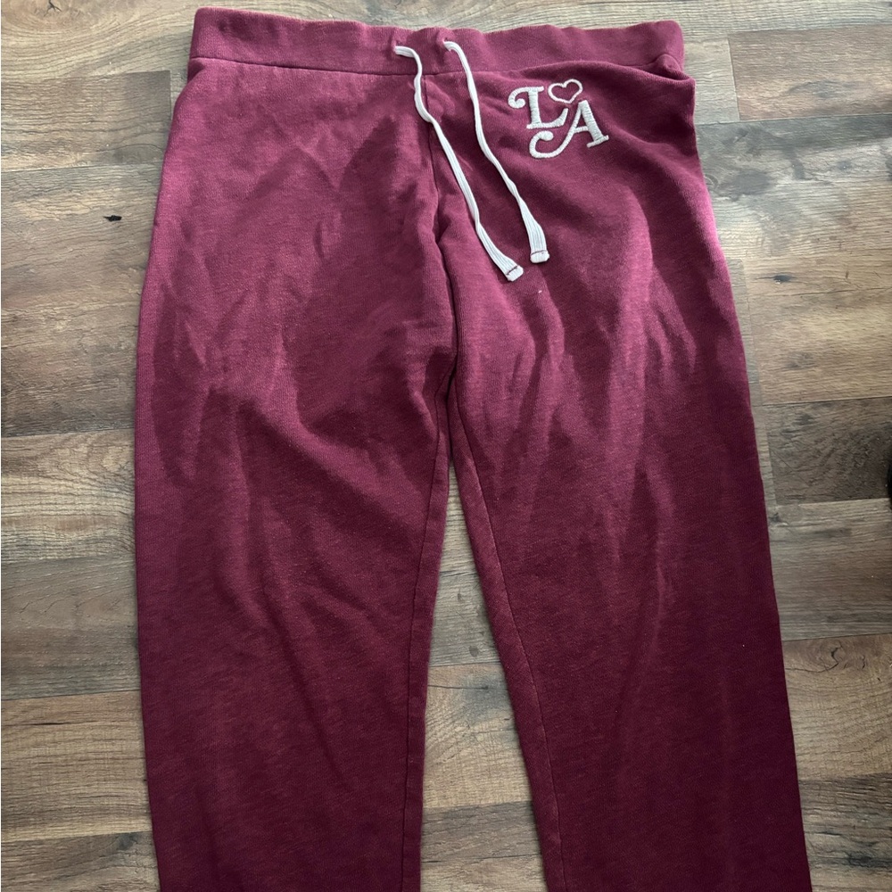 Vintage Hollister Burgundy Sweatpants
